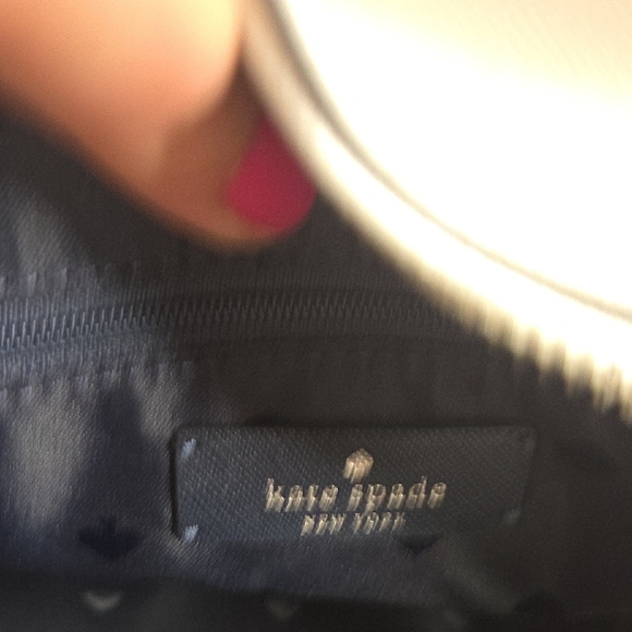 kate spade Denim and White Satchel Nwot - Picture 5 of 9